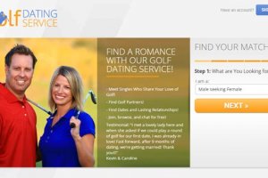Golf Dating Service Flirt Feature