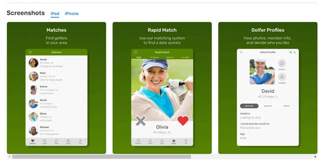 Meet Local Golfers App